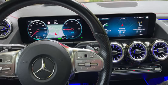 NP MERCEDESEQA-EQA  IM TEST AUF MALLORCA  BEI NEARLY PERFECT